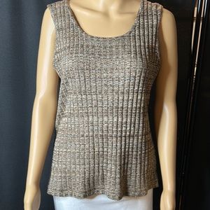 Sweater Tank brown sz 16